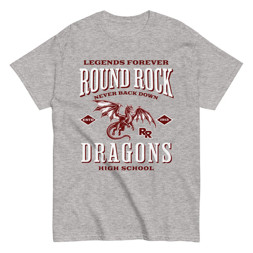 Round Rock High School Dragons Grey Classic Unisex T-shirt 230
