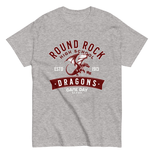 Round Rock High School Dragons Grey Classic Unisex T-shirt 221