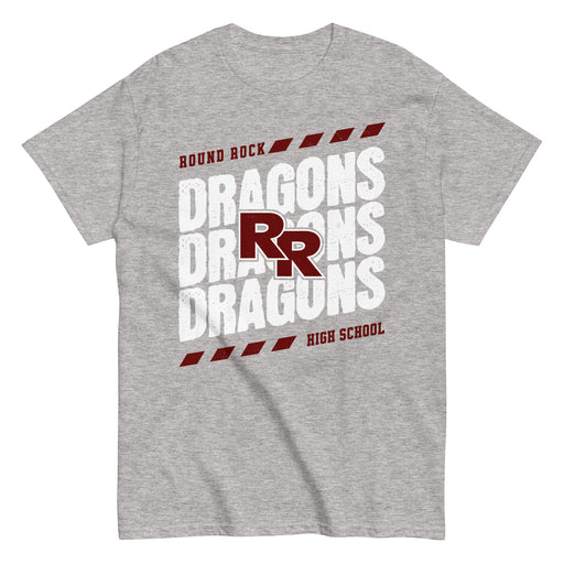 Round Rock High School Dragons Grey Classic Unisex T-shirt 223