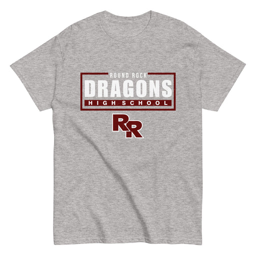 Round Rock High School Dragons Grey Classic Unisex T-shirt 049
