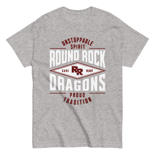 Round Rock High School Dragons Grey Classic Unisex T-shirt 210