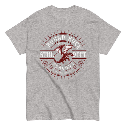 Round Rock High School Dragons Grey Classic Unisex T-shirt 201