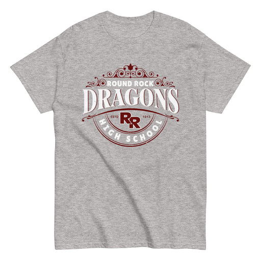 Round Rock High School Dragons Grey Classic Unisex T-shirt 211