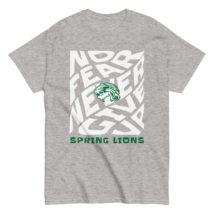 Spring High School Lions Grey Classic Unisex T-shirt 236