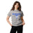 Woman wearing Taylor High School Mustangs Grey Classic Unisex T-shirt 017