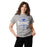 Woman wearing Taylor High School Mustangs Grey Classic Unisex T-shirt 218