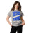 Woman wearing Taylor High School Mustangs Grey Classic Unisex T-shirt 241