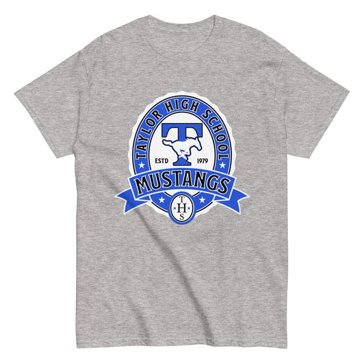 Taylor High School Mustangs Grey Classic Unisex T-shirt 212