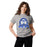 Woman wearing Taylor High School Mustangs Grey Classic Unisex T-shirt 212