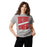 Woman wearing Tomball High School Cougars Classic Unisex Grey T-shirt 241