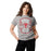 Woman wearing Tomball High School Cougars Classic Unisex Grey T-shirt 207