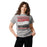 Woman wearing Tomball High School Cougars Classic Unisex Grey T-shirt 227