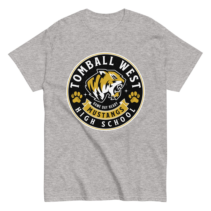 Tomball West High School Tigers Grey Classic Unisex T-shirt 215