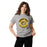 Woman wearing Tomball West High School Tigers Grey Classic Unisex T-shirt 203
