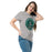 Woman wearing Reagan High School Rattlers Grey Classic Unisex T-shirt 215