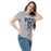 Woman wearing Tomball Memorial High School Wildcats Grey Classic Unisex T-shirt 213