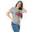 Woman wearing Allen High School Eagles Classic Unisex Grey T-shirt 216