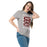 Woman wearing Cinco Ranch High School Cougars Classic Unisex Sport Grey T-shirt 229