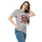 Woman wearing Cy-Fair High School Bobcats Sport Grey Classic Unisex T-shirt 228