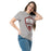 Woman wearing Cy-Fair High School Bobcats Sport Grey Classic Unisex T-shirt 225