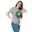 Woman wearing Cypress Falls High School Eagles Heather Grey Classic Unisex T-shirt 222