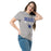 Woman wearing Dekaney High School Wildcats Heather Grey Classic Unisex T-shirt 017