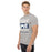 Side view of Flower Mound High School Jaguars Sport Grey Classic Unisex T-shirt 240