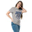 Woman wearing Flower Mound High School Jaguars Sport Grey Classic Unisex T-shirt 213