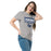 Woman wearing Flower Mound High School Jaguars Sport Grey Classic Unisex T-shirt 049