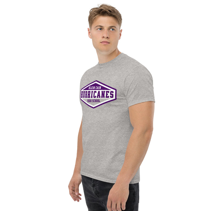Side view of Klein Cain High School Hurricanes Sport Grey Classic Unisex T-shirt 009