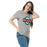 Woman wearing The Woodlands High School Highlanders Sport Grey Classic Unisex T-shirt 011