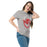 Woman wearing Katy High School Tigers Sport Grey Classic Unisex  T-shirt 229