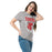 Woman wearing Katy High School Tigers Sport Grey Classic Unisex  T-shirt 204