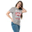 Woman wearing MacArthur High School Generals Grey Classic Unisex T-shirt 240
