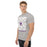 Man wearing Morton Ranch High School Mavericks Grey Classic Unisex T-shirt 236