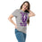 Woman wearing Morton Ranch High School Mavericks Grey Classic Unisex T-shirt 205