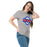 Woman wearing Oak Ridge High School War Eagles Grey Classic Unisex T-shirt 011