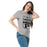 Woman wearing Permian High School Panthers Grey Classic Unisex T-shirt 001