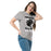 Woman wearing Permian High School Panthers Grey Classic Unisex T-shirt 205