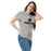 Woman wearing Permian High School Panthers Grey Classic Unisex T-shirt 222