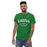 Man wearing Spring High School Lions Turf Green Classic Unisex T-shirt 211