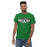 Man wearing Spring High School Lions Turf Green Classic Unisex T-shirt 009
