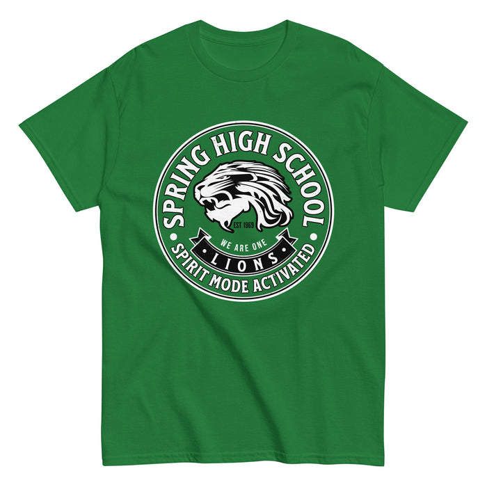 Spring High School Lions Turf Green Classic Unisex T-shirt 215