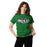 Woman wearing Spring High School Lions Turf Green Classic Unisex T-shirt 009