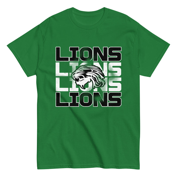 Spring High School Lions Turf Green Classic Unisex T-shirt 233