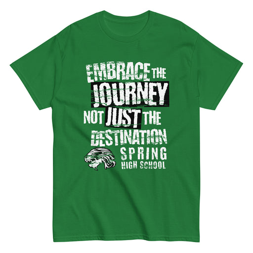 Spring High School Lions Turf Green Classic Unisex T-shirt 232