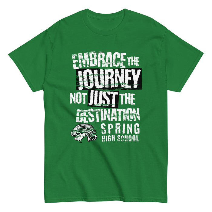 Spring High School Lions Turf Green Classic Unisex T-shirt 232