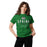 Woman wearing Spring High School Lions Turf Green Classic Unisex T-shirt 217