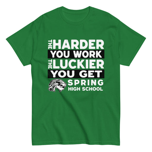 Spring High School Lions Turf Green Classic Unisex T-shirt 238