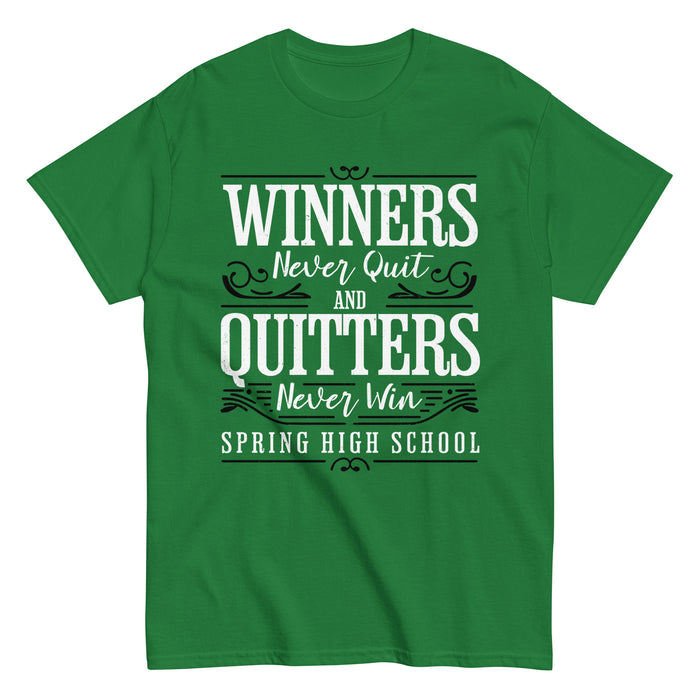 Spring High School Lions Turf Green Classic Unisex T-shirt 237